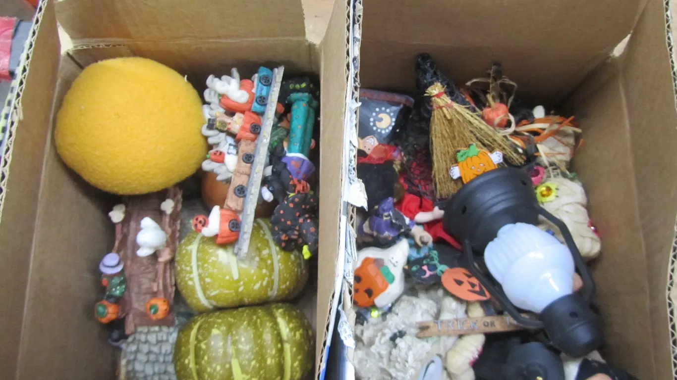 Lot Of Assorted Halloween Decorative Figures