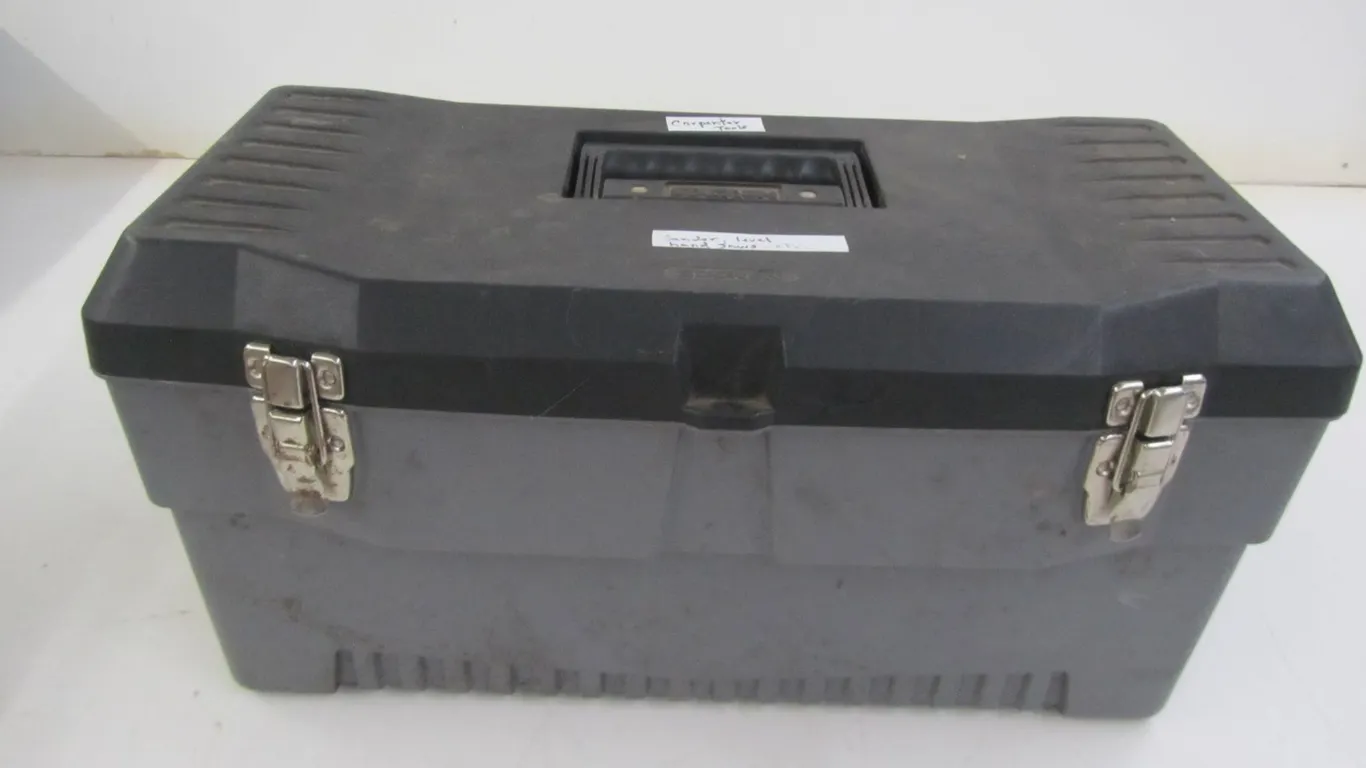Tool Box w/Assorted Carpentry Tools