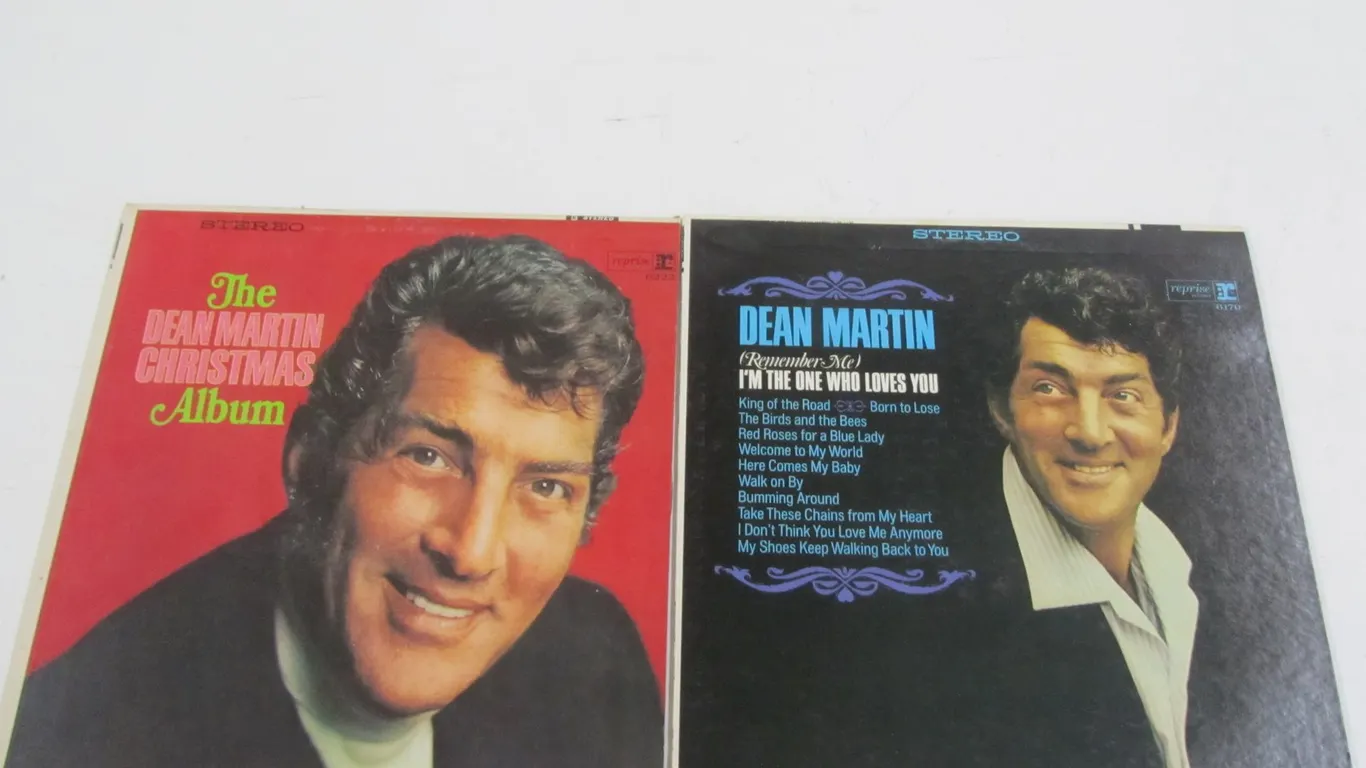 (2) Dean Martin Vinyl Records