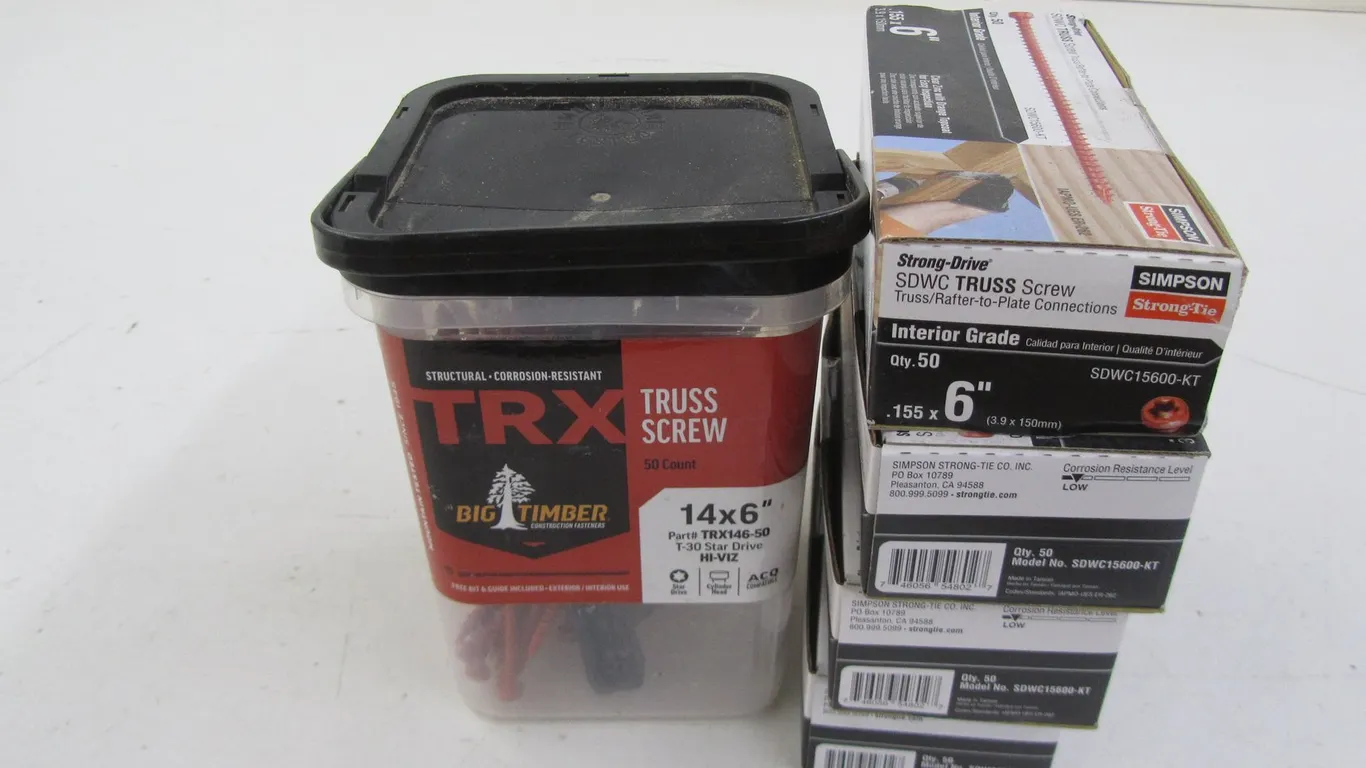 (200 Plus) 6" Truss Screws