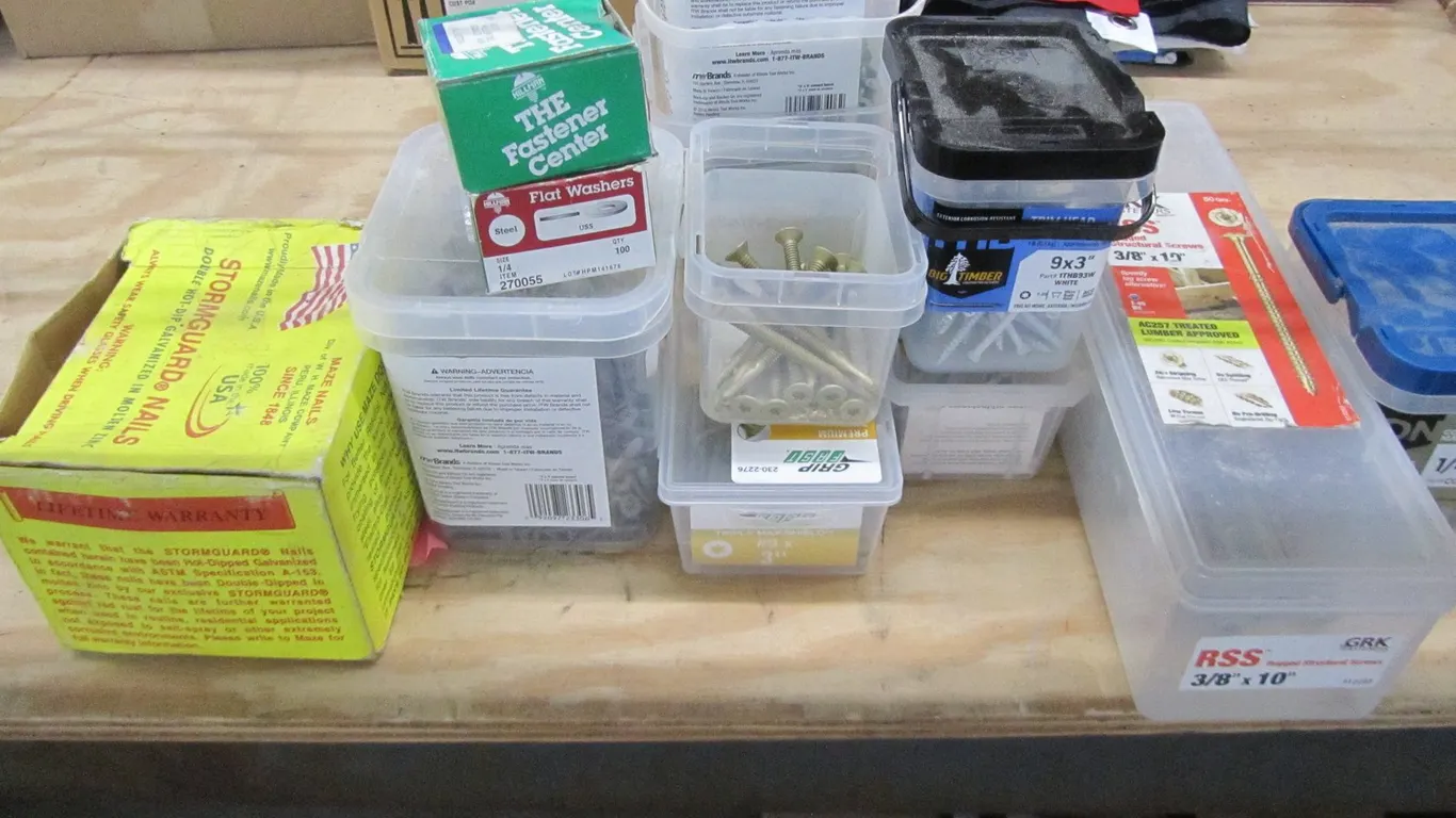 Box Of Assorted Hardware