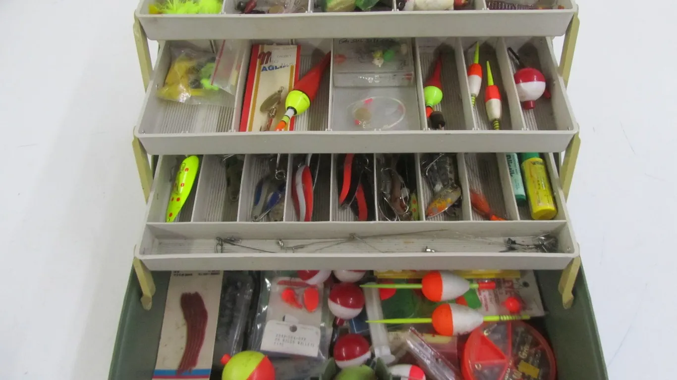 Plano 6300 Tackle Box Full Of Assorted Tackle