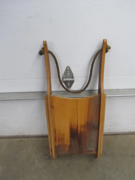 Wood Sled Decoration
