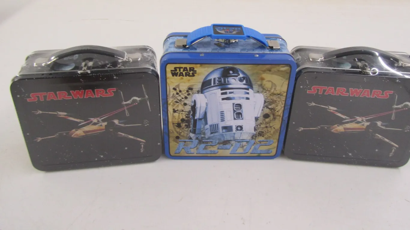 (3) Star Wars Lunch Boxes
