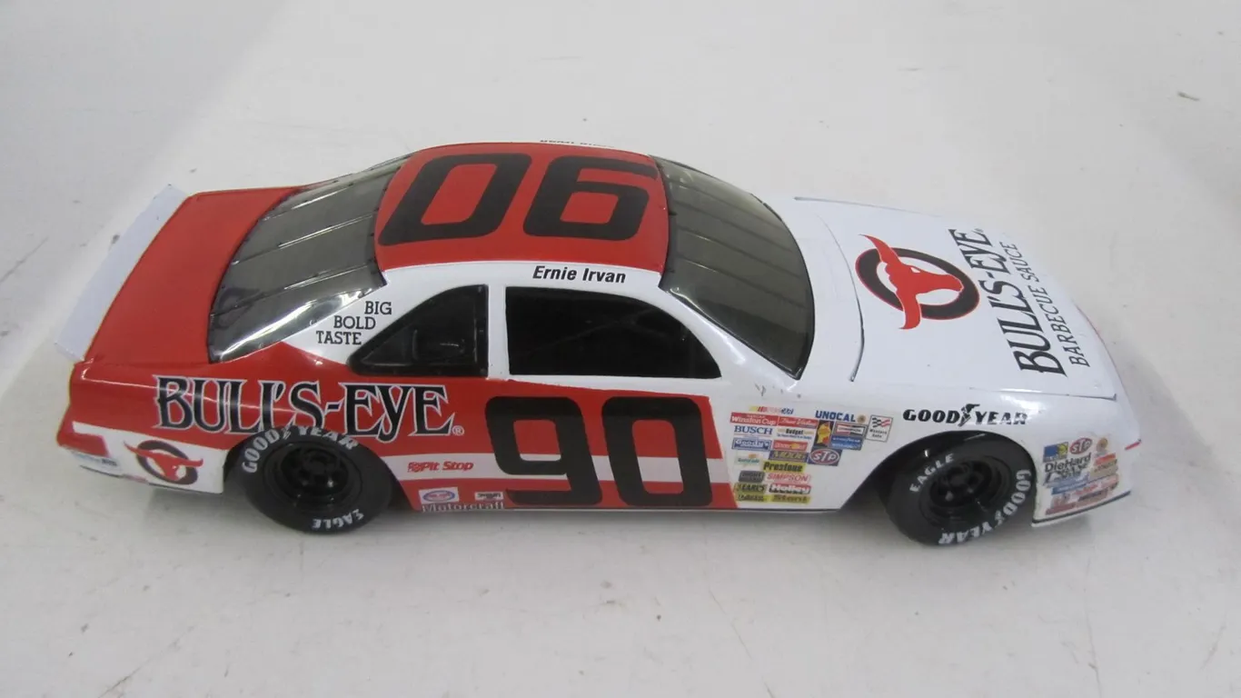 Ertl Ernie Irvan Bull's-Eye BBQ Sauce Die Cast Stock Car