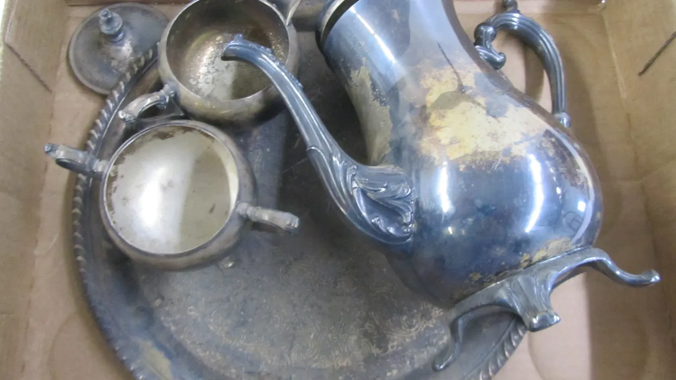 Silver Plated Tea Serving Set