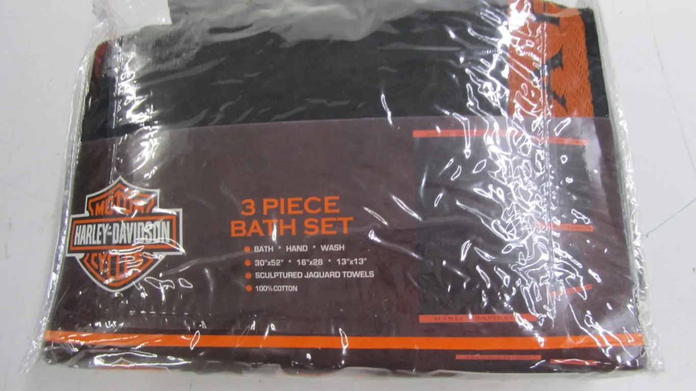 Harley-Davidson 3pc. Bath Set