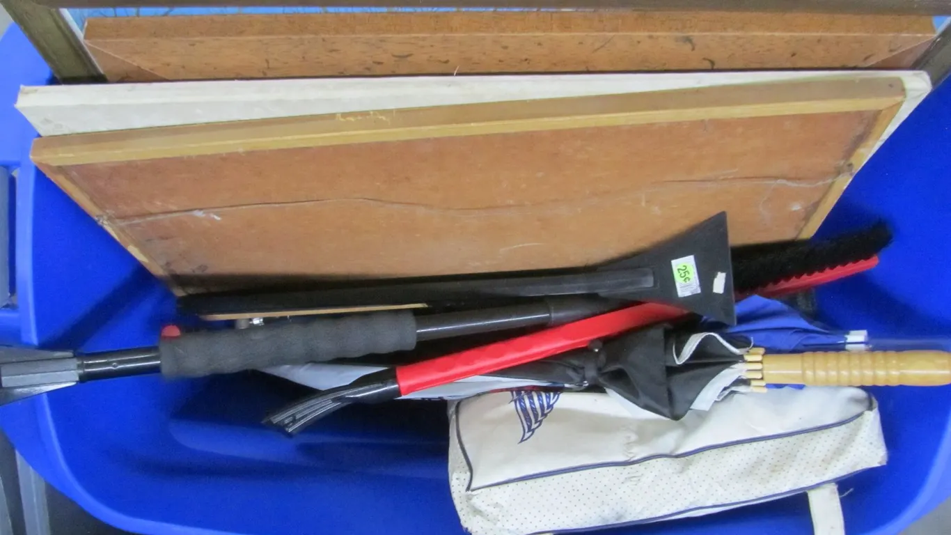 Tub Of Assorted Household Items