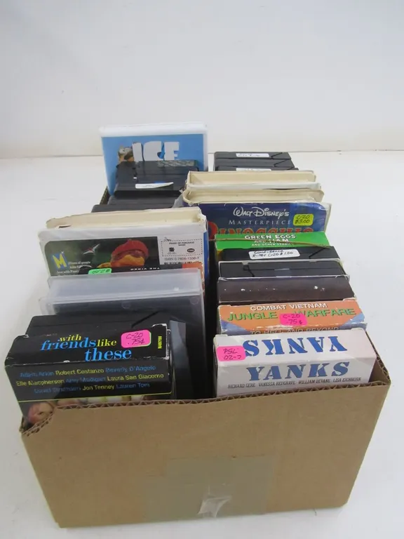 (30) Assorted VHS Tapes
