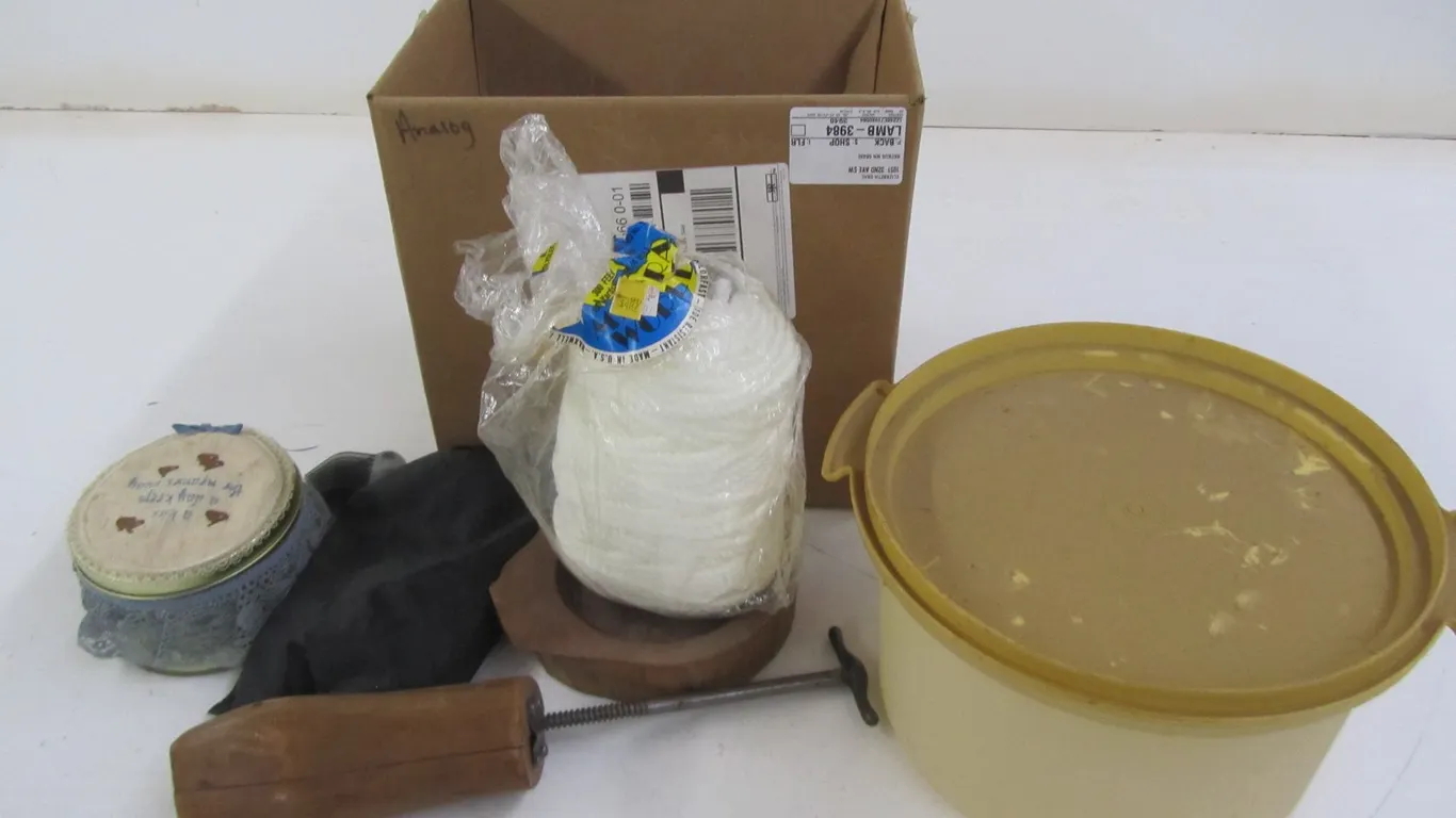 Box Of Assorted Household Items