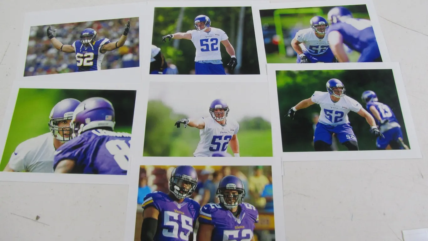 (7) Chad Greenway Photographs