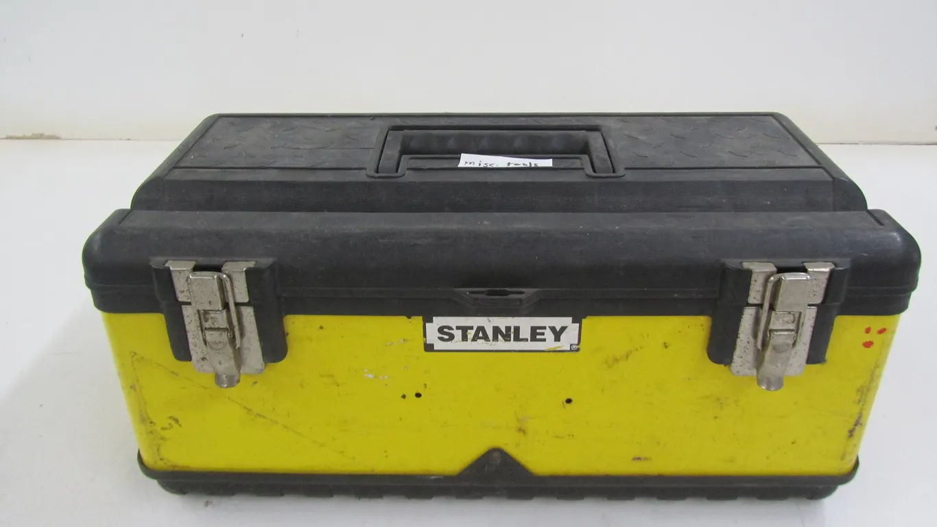 Stanley Tool Box w/Assorted Tools