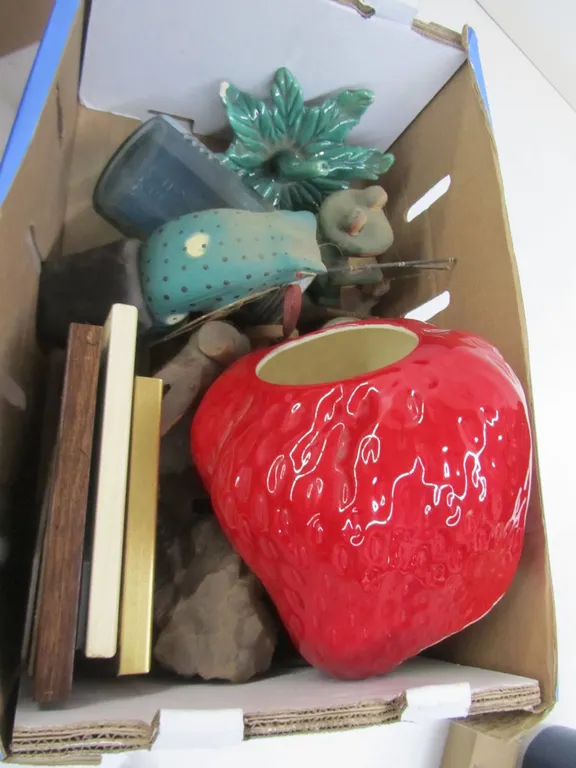 Box Of Assorted Home Furnishings