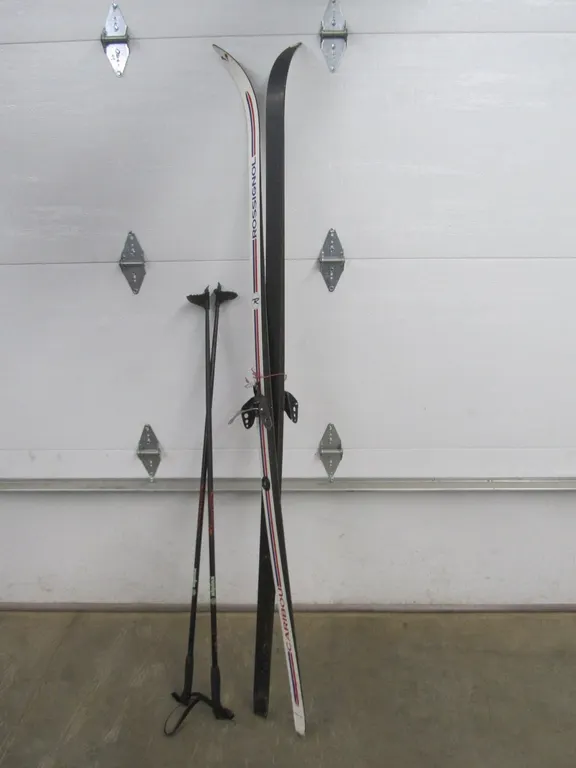 Pair Of Rossignol Caribou Skis w/Poles