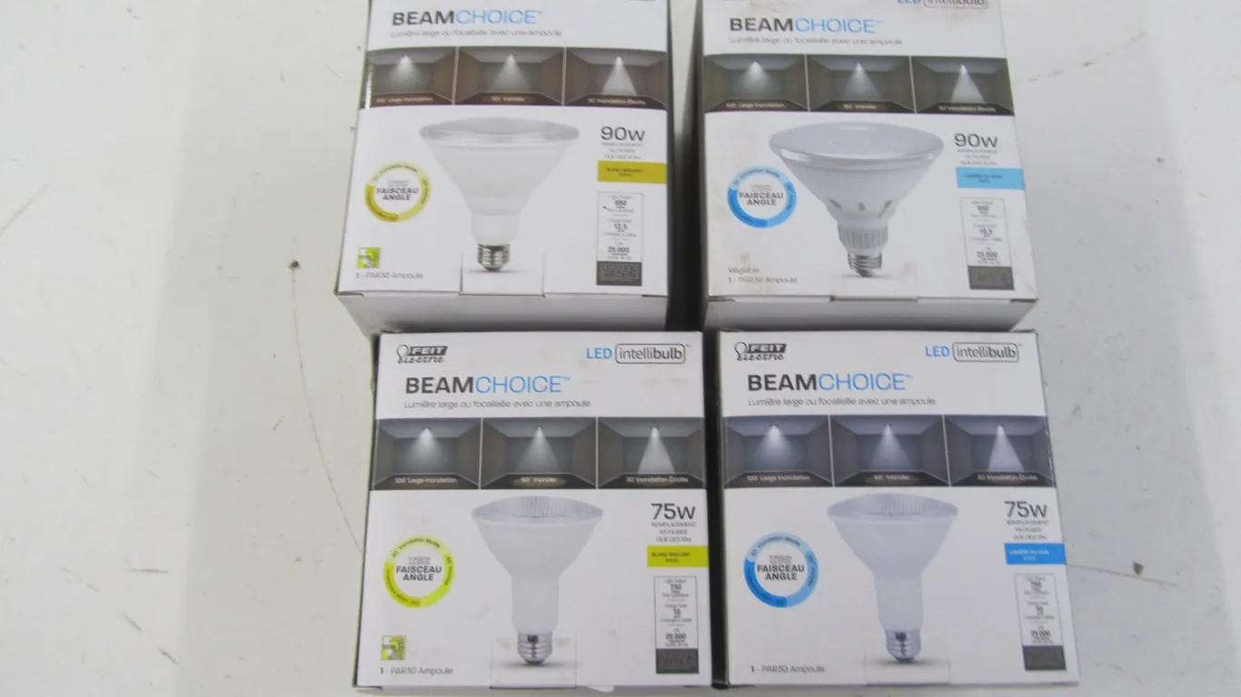 (4) Feit LED Intellibulb BeamChoice