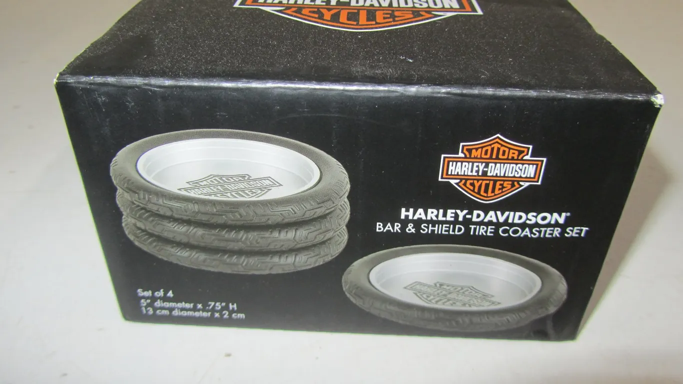 Harley-Davidson Tire Coaster Set