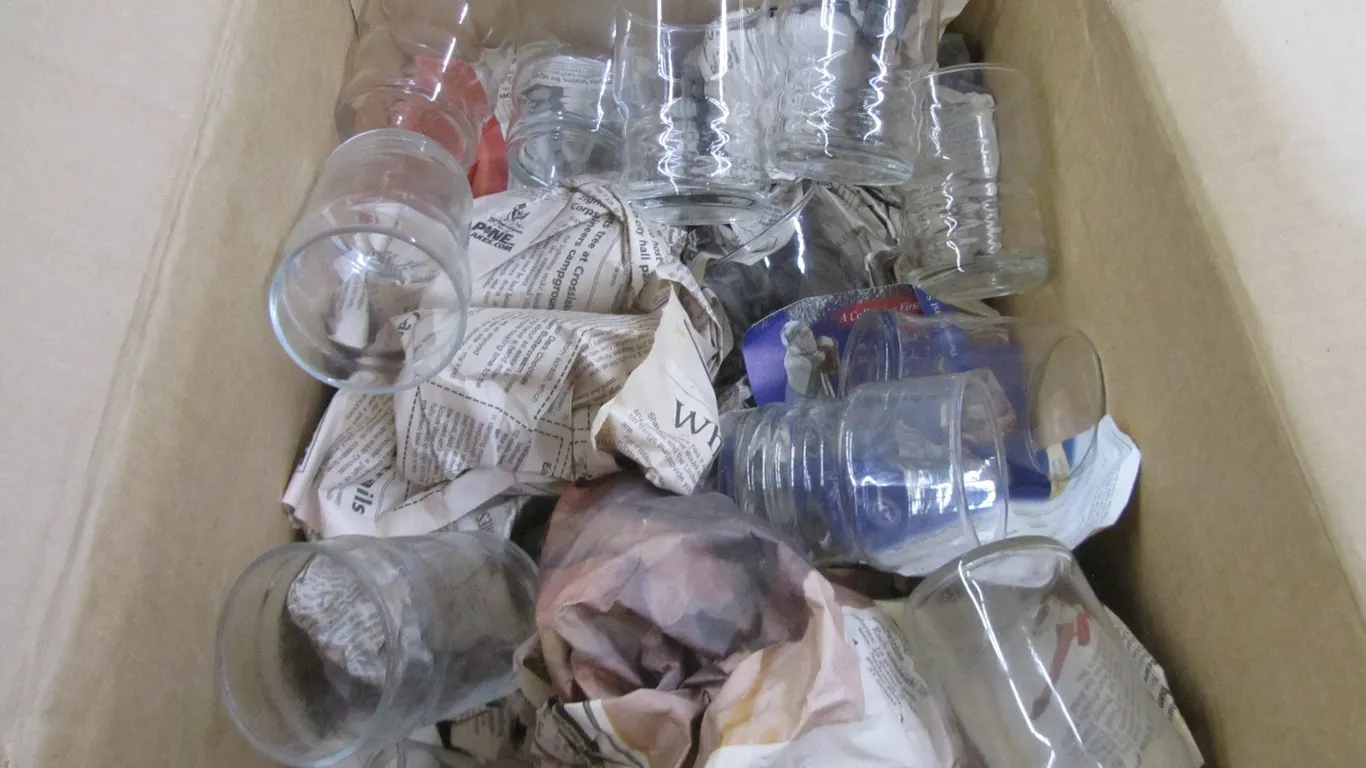 Box Of Small Drinking Glasses