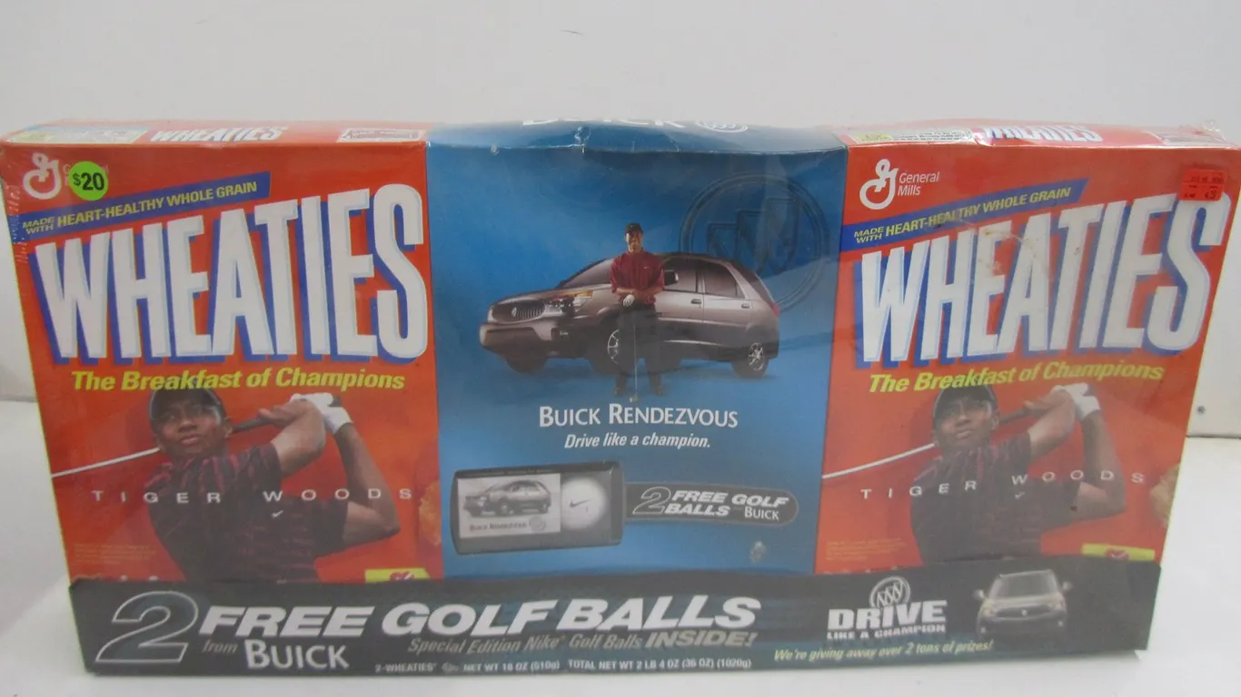 Buick/Wheaties Tiger Woods Sealed Collector Set