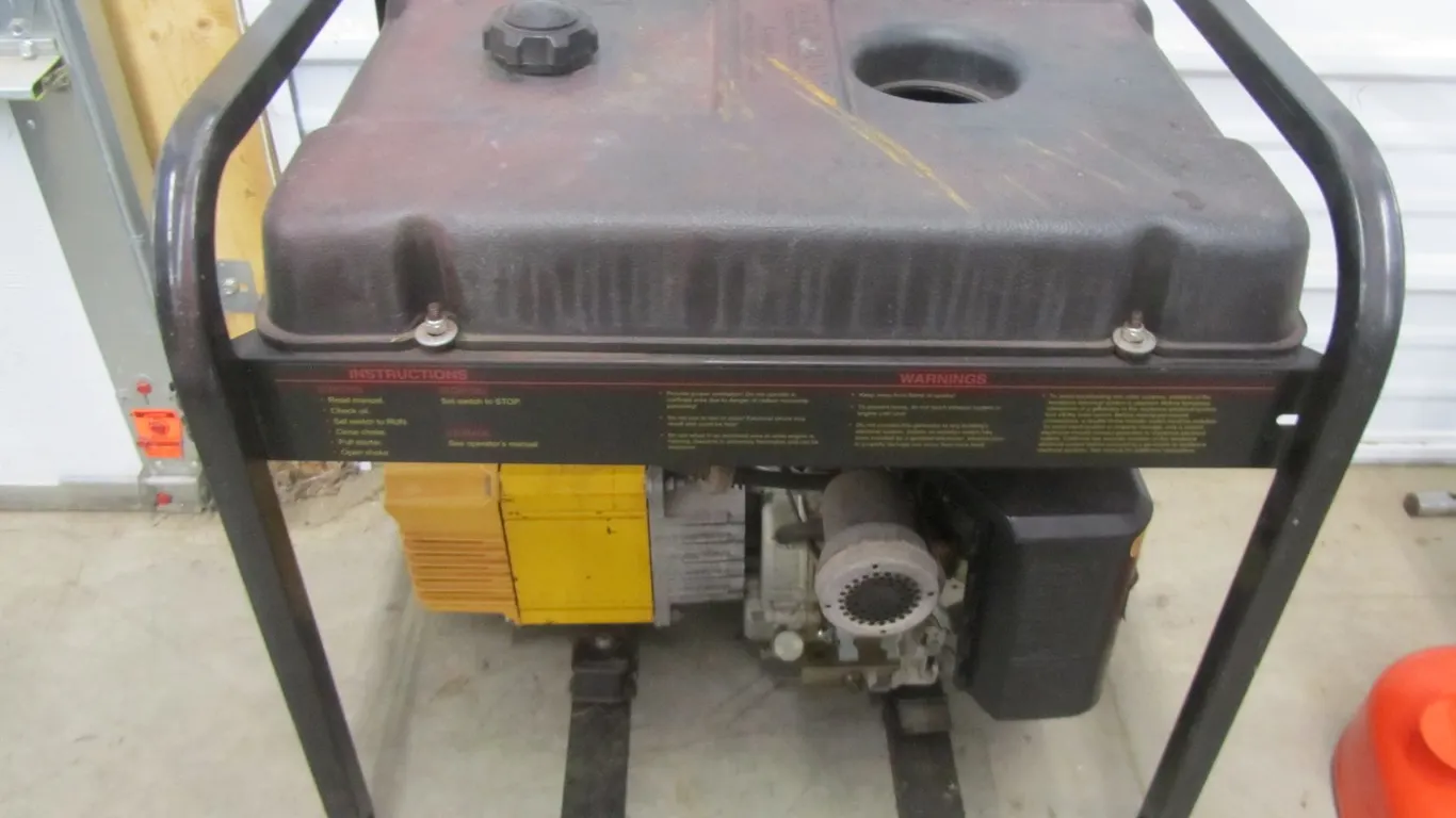Coleman Powermate Contractor 5000 Portable Electric Generator