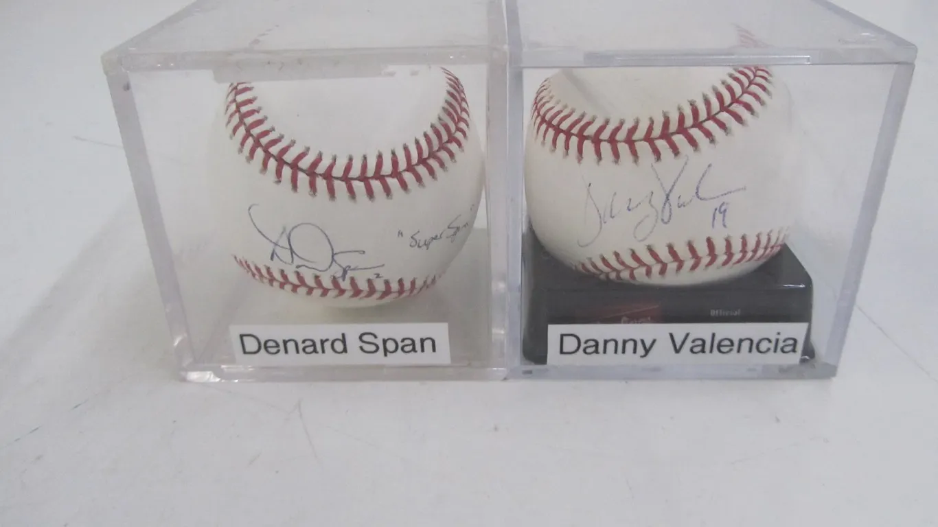 (2) Autographed Baseballs