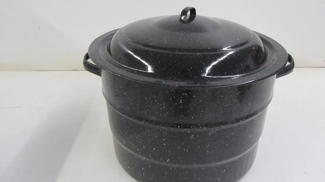 Porcelain Enamel Canning Pot