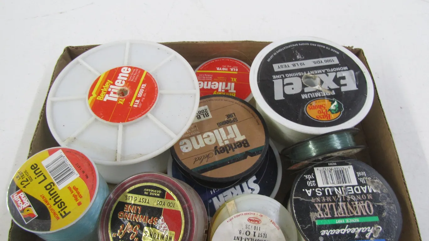 Flat Of Assorted Fishing Line