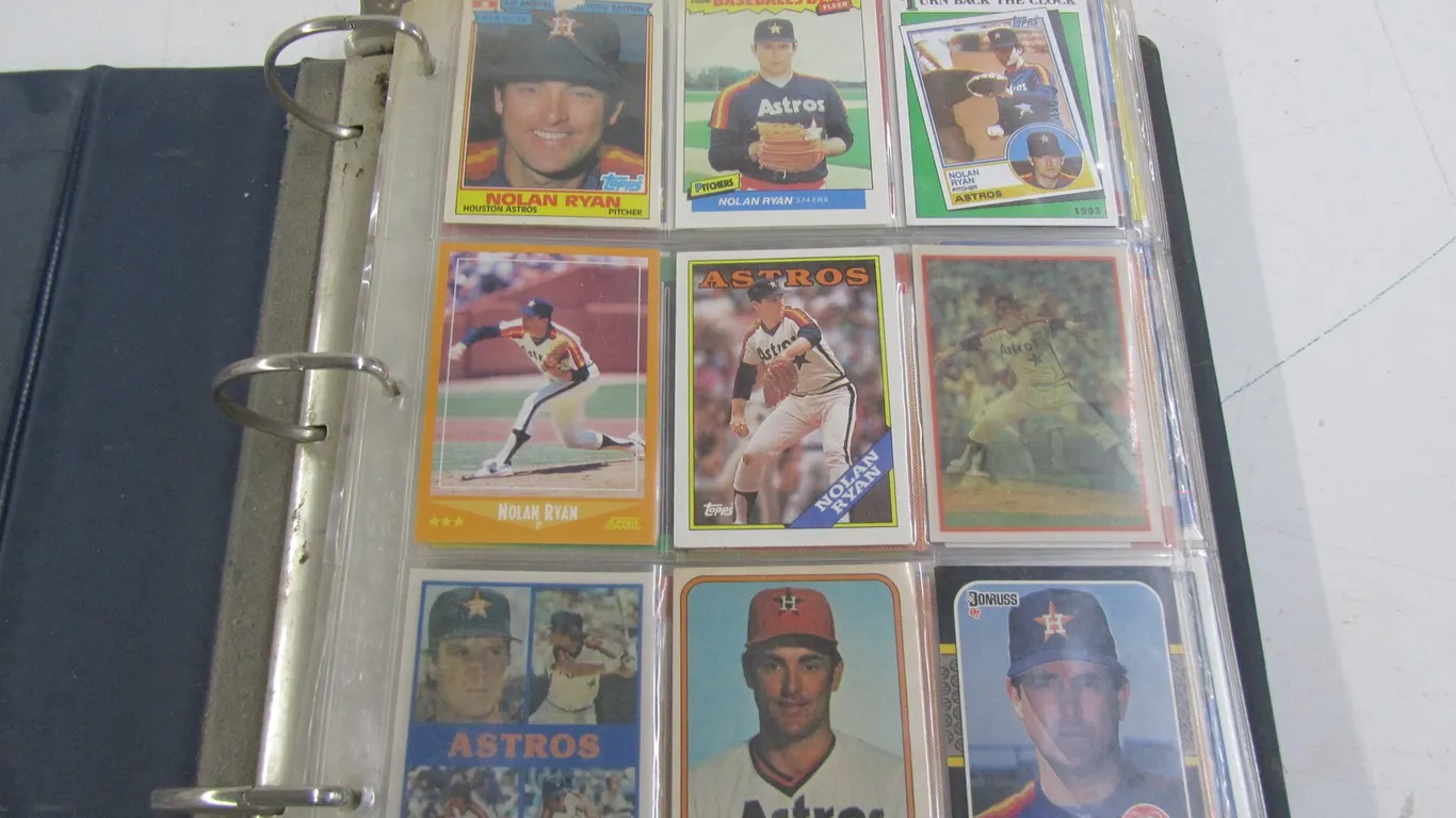 Binder Full Of Assorted Baseball Cards
