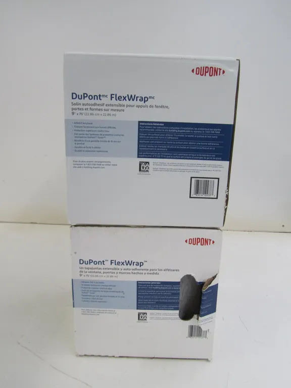 (2) Boxes Of DuPont 9" x 75' FlexWrap