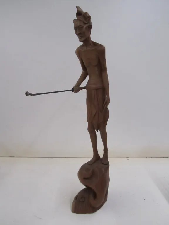 Carved Wood Statue