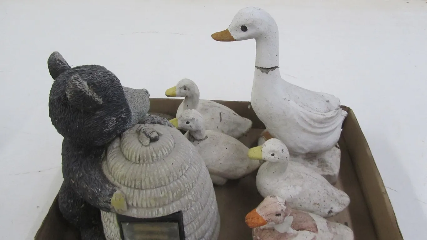 Lot Of Assorted Garden Ornaments