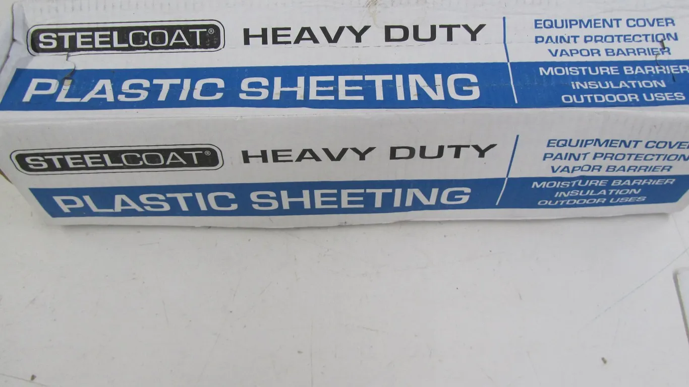 Roll Of Steelcoat Heavy Duty Plastic Sheeting