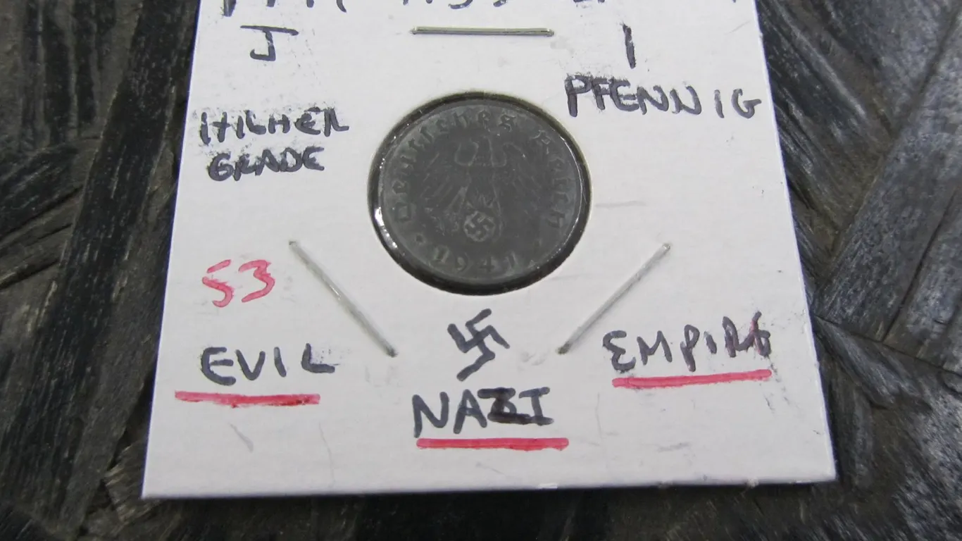 1941-J German 1 Pfennig