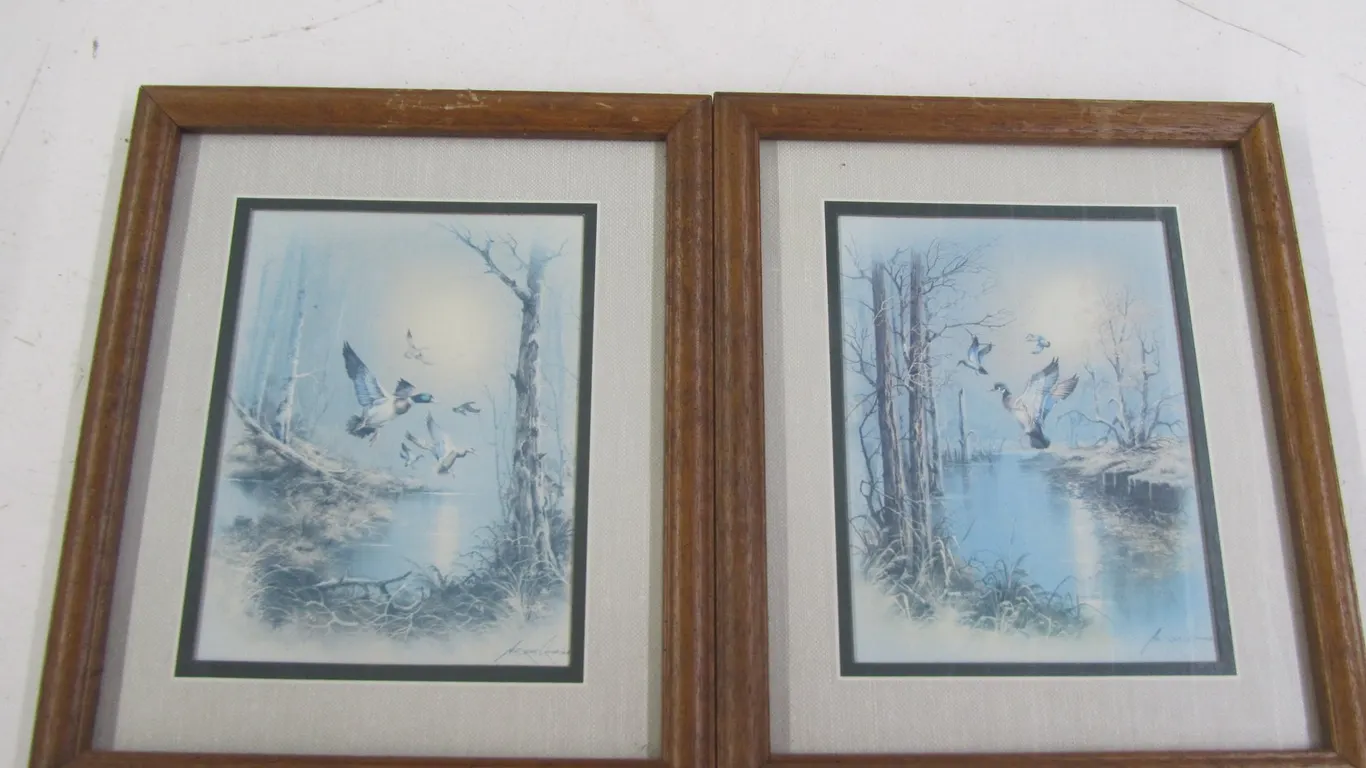 (2) Andres Orpinas Duck Prints