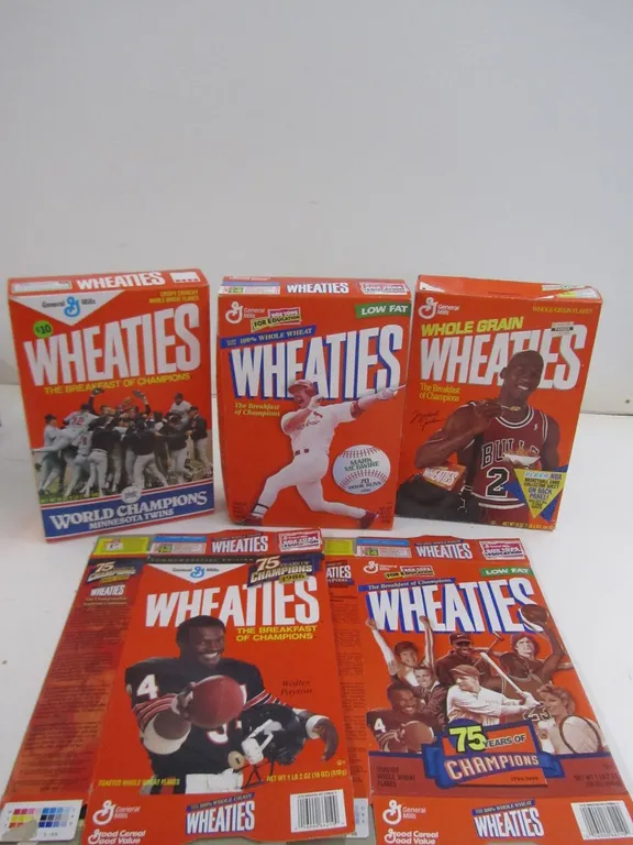 Lot Of Assorted Collectible Wheaties Boxes
