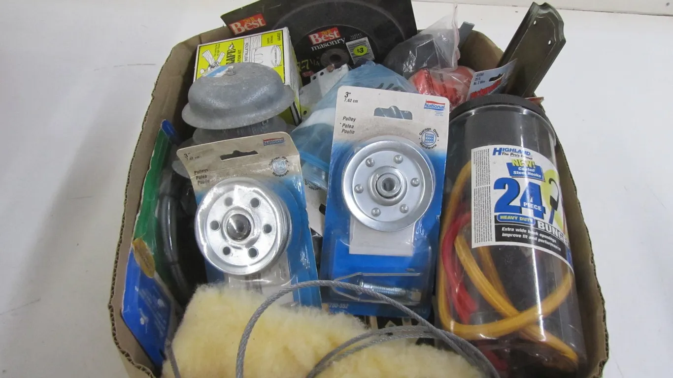 Box Full Of Assorted Hardware
