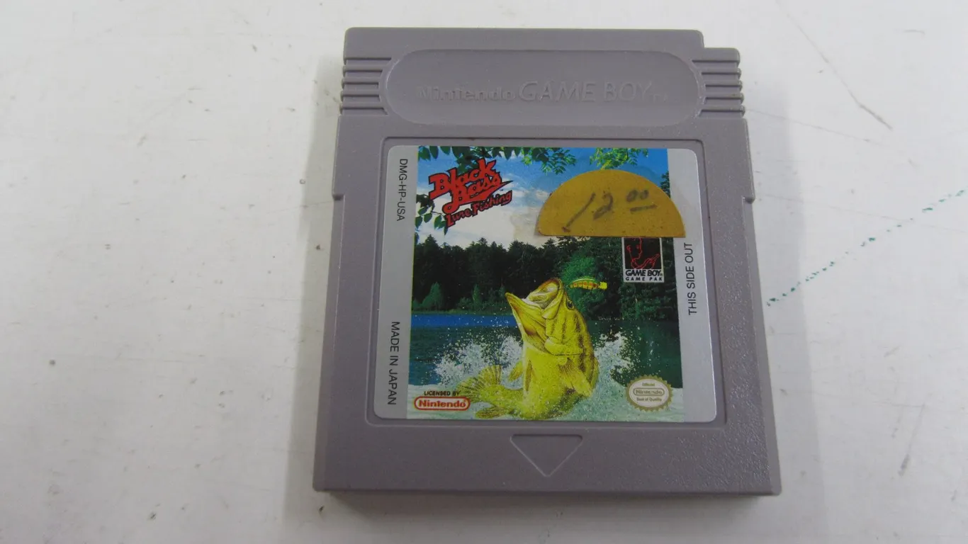 Black Bass Lure Fishing Nintendo Game Boy Game