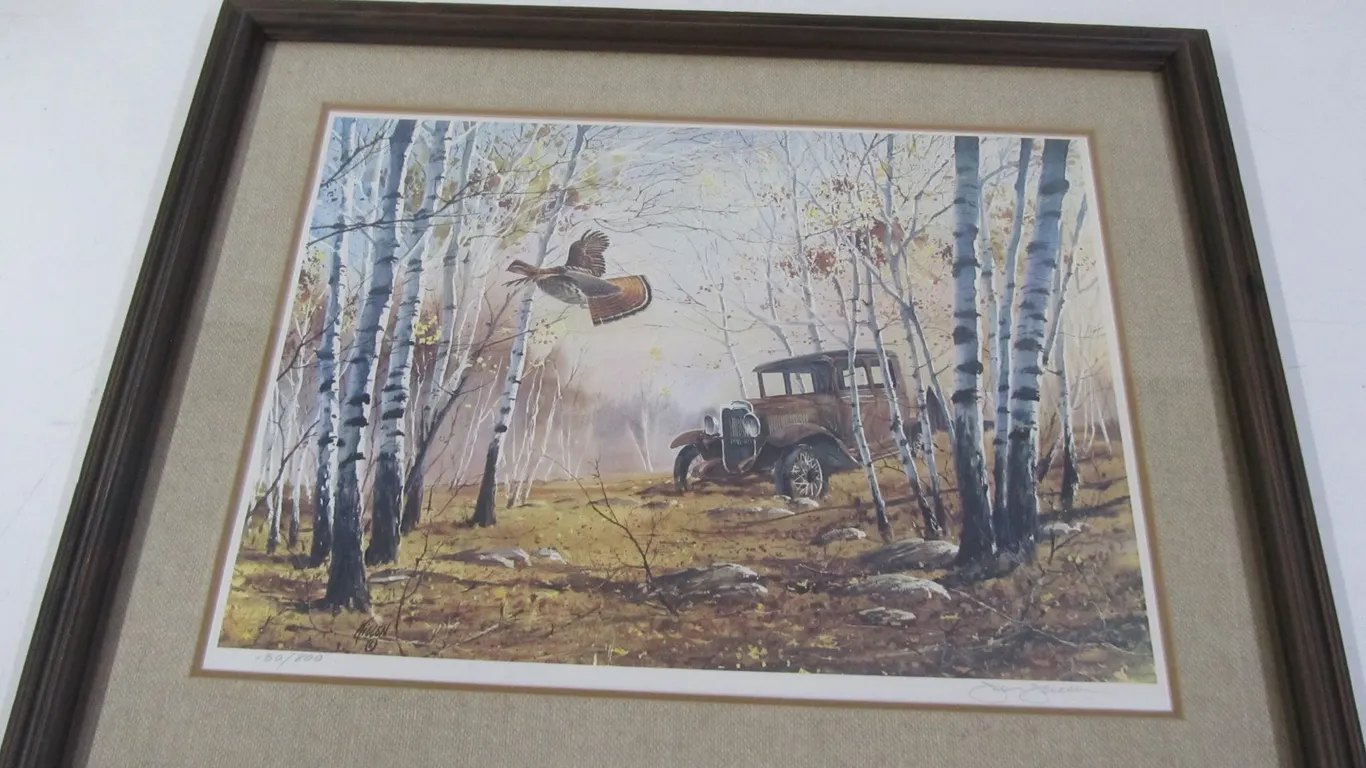 Print Matted And Framed w/Glass