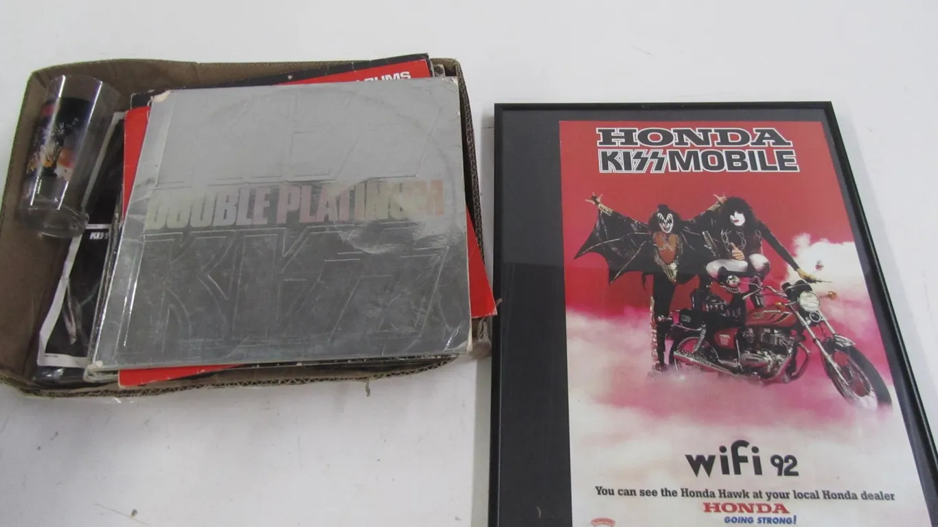 (10) Assorted Kiss Vinyl Records