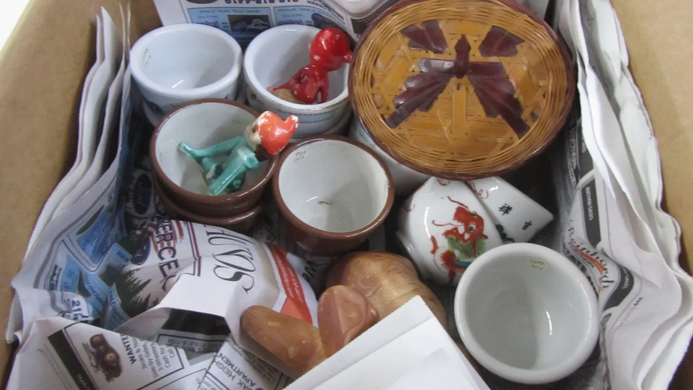 Assorted Tea Cups, Ceramic Statues, Figures, And More