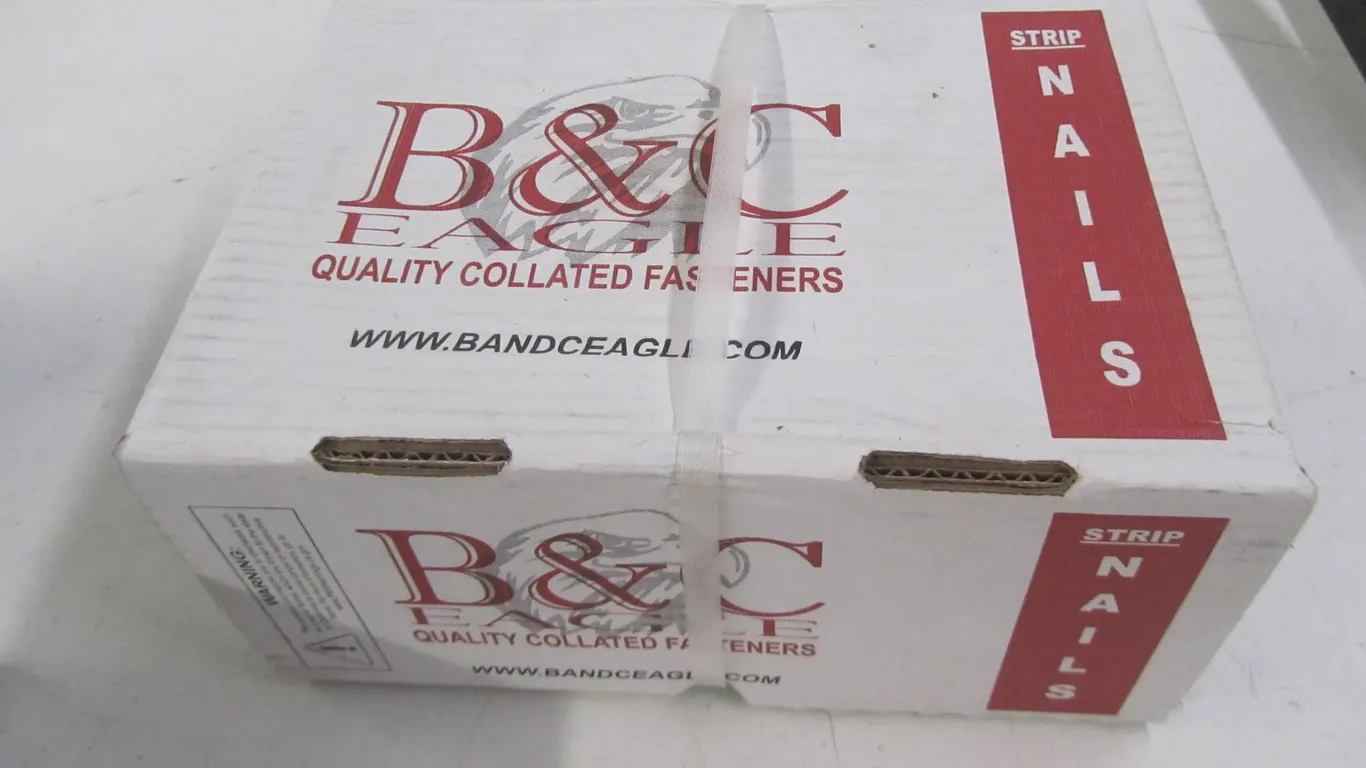 Box Of B&C Eagle Offset Head Paper Tape Nails