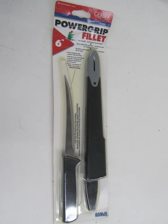 Gerber Powergrip 6" Fillet Knife w/Sheath