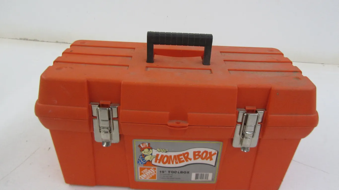 Homer Box 19" Tool Box w/Assorted Tools