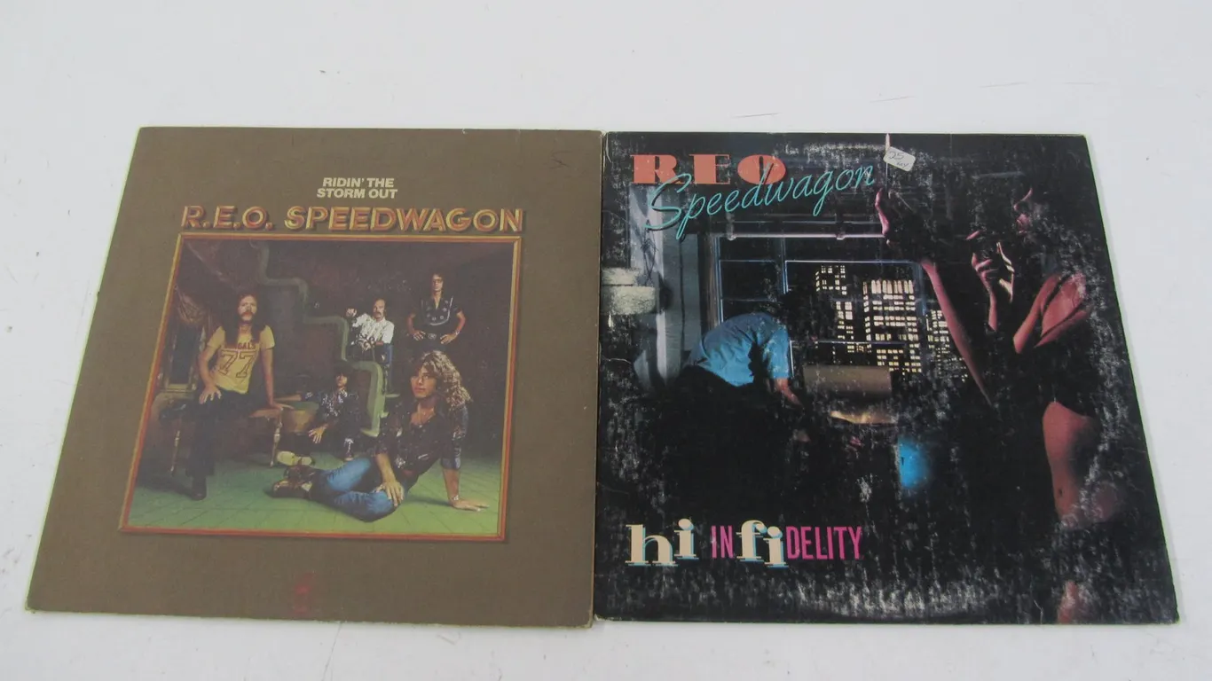 (2) R.E.O. Speedwagon Vinyl Records