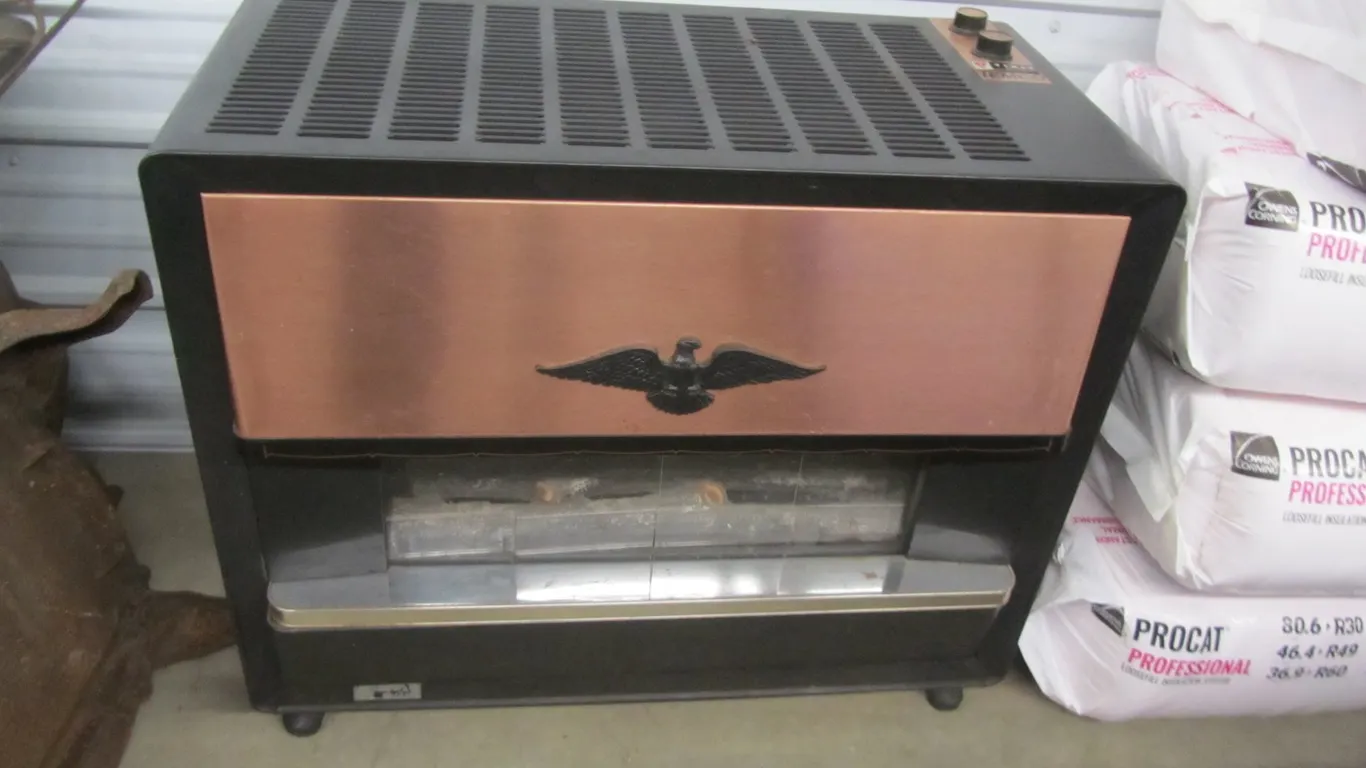 Temco Gas Heater w/Electric Fan