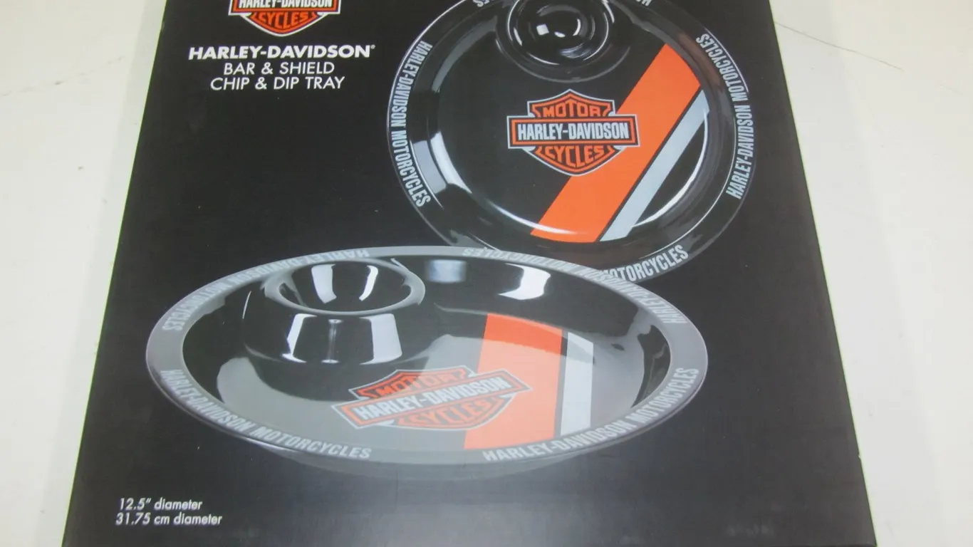 Harley-Davidson Bar & Shield Chip & Dip Tray