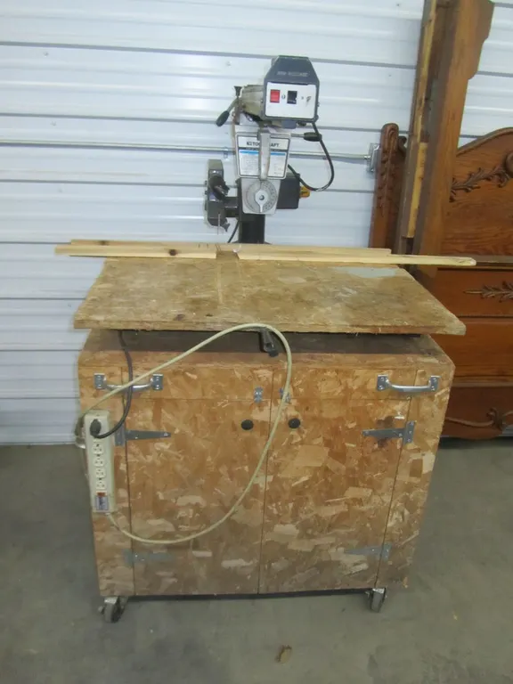 Toolkraft 10" Radial Arm Saw w/Cabinet