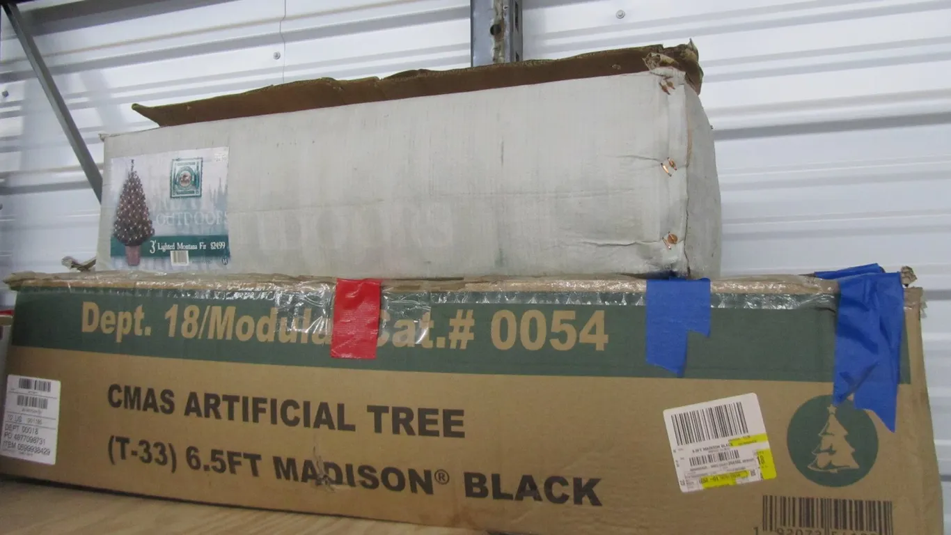 (2) Artificial Christmas Trees