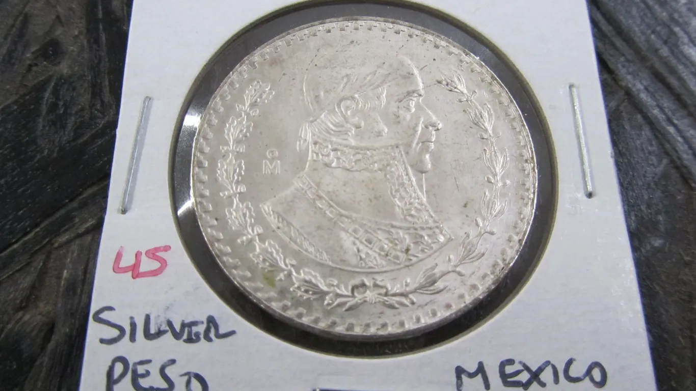 1961 Mexico Silver Peso