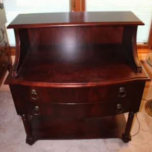 Two-Tier Mahogany Sideboard