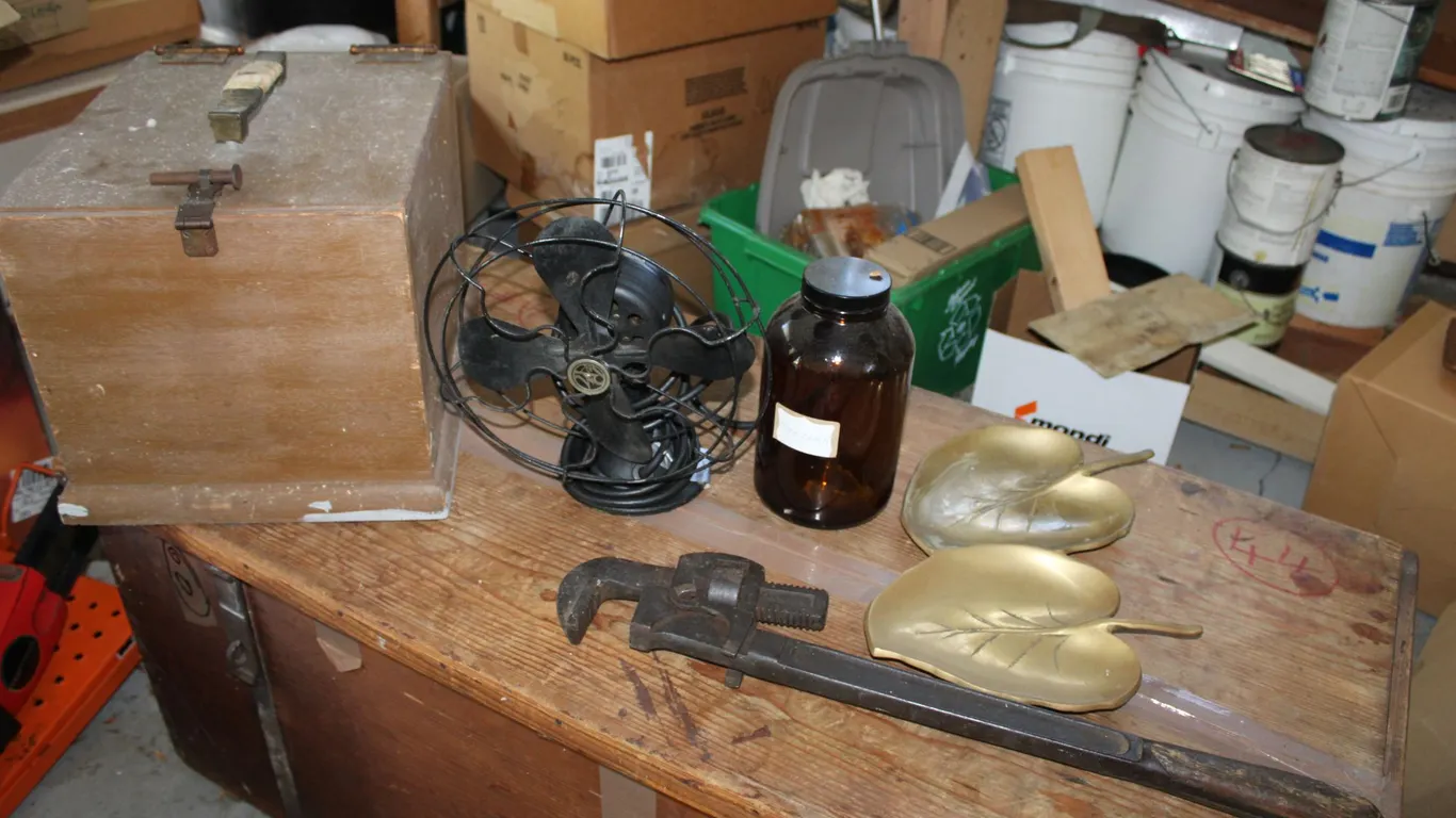 Fan, Pipe Wrench & Décor